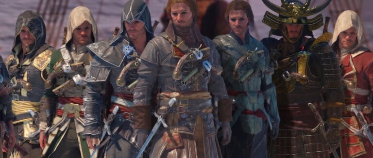 All Outfits in Assassin's Creed Black Glaf Resynced Featured