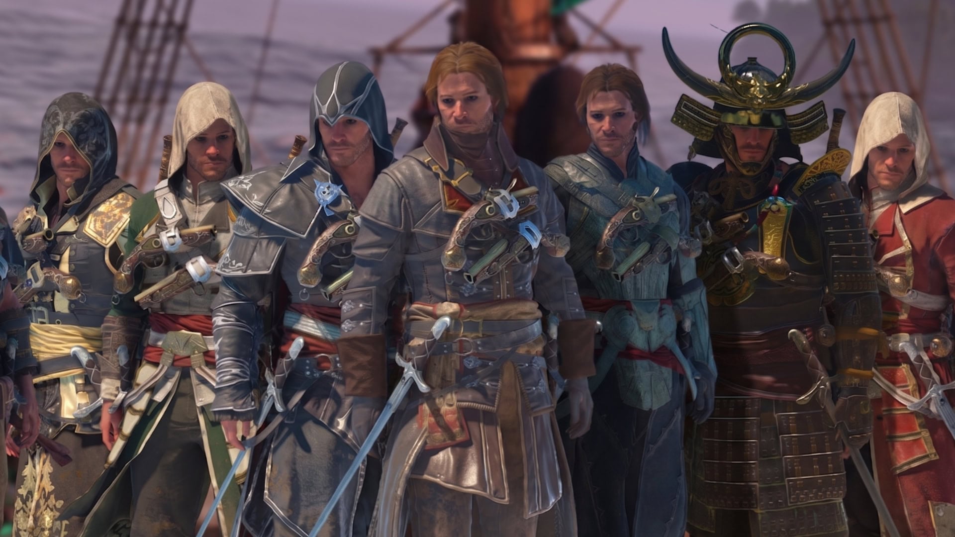 All Outfits in Assassin's Creed Black Glaf Resynced Featured