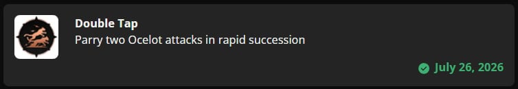 Double Tap Achievement Completed