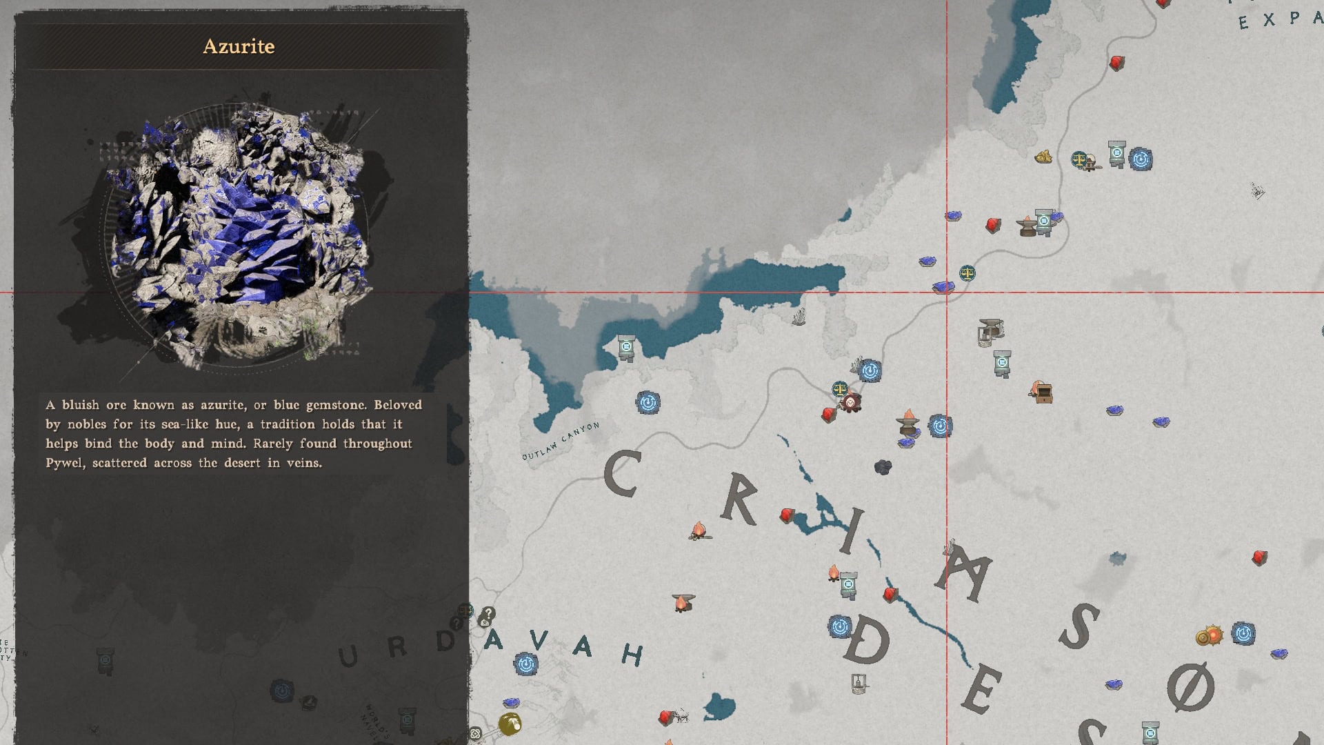Azurite nodes Saltroad Map