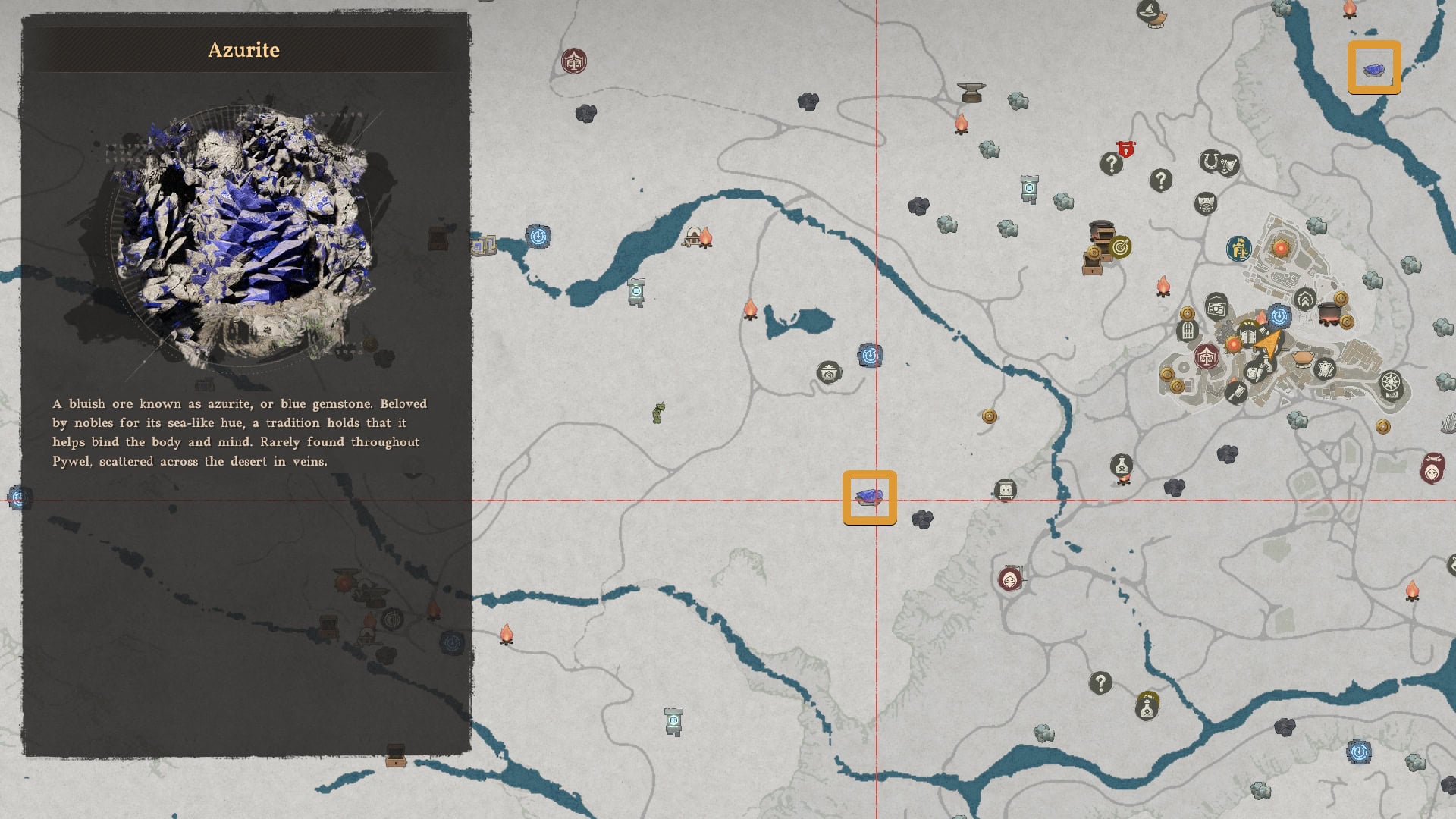 Azurite on the Map
