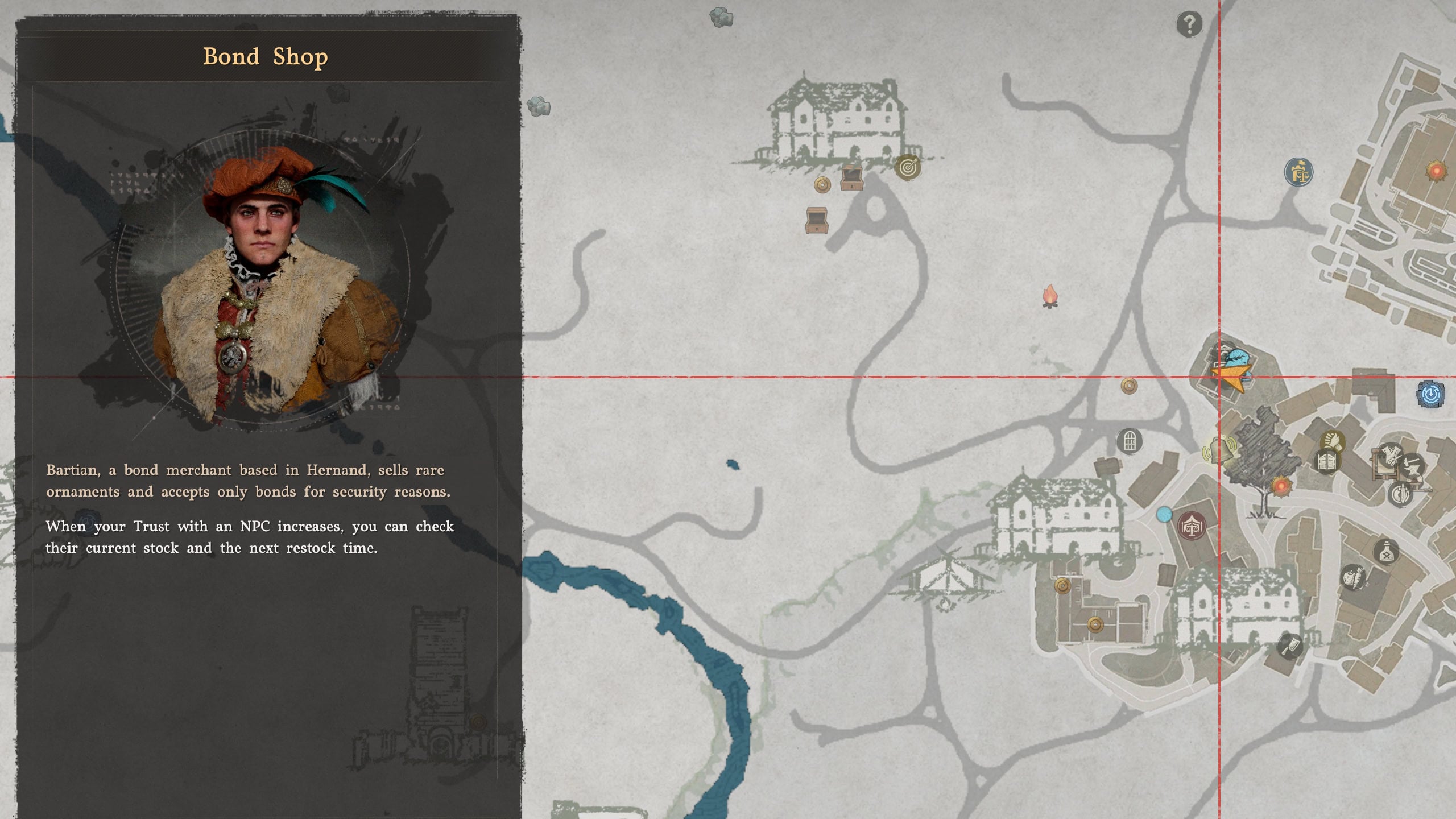 Bond Shop Hernand Map