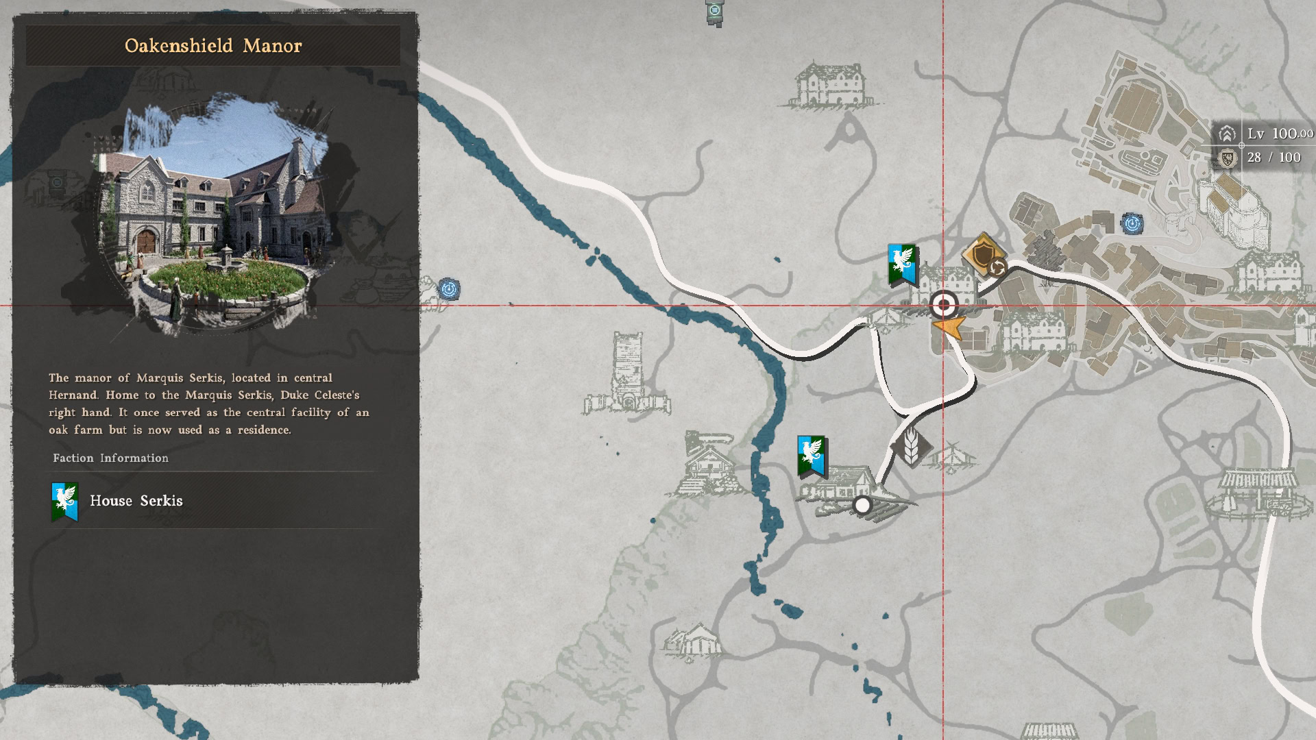 Bright Red Dye Location Map