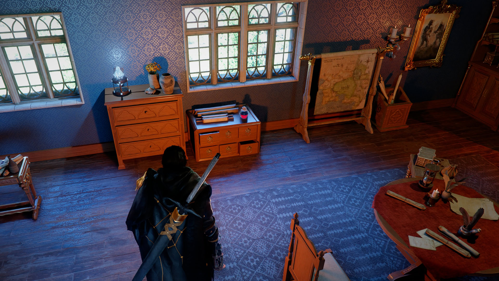 Bright Red Dye Location