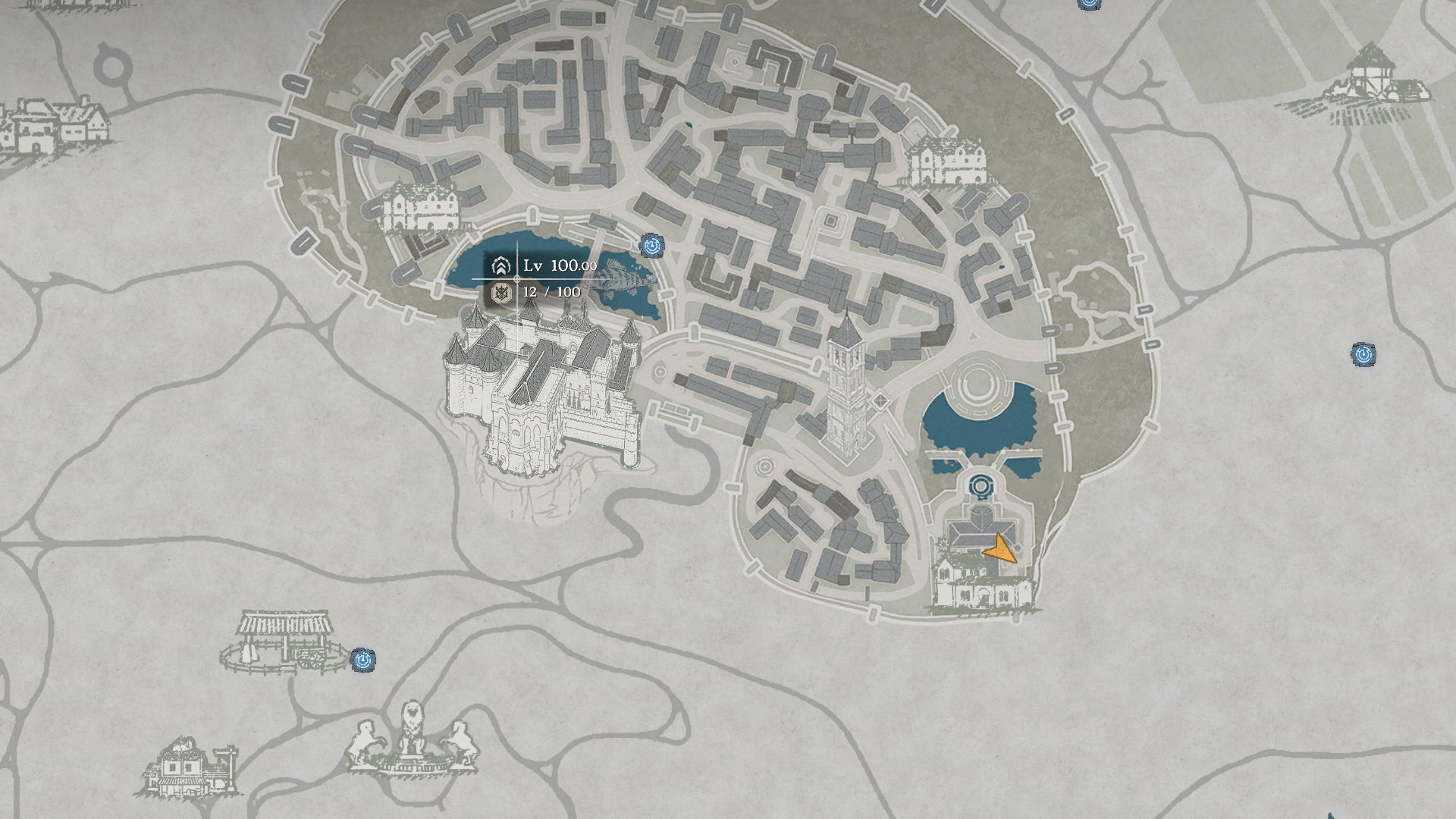 Cathedral of Demeniss Contribution Office Map