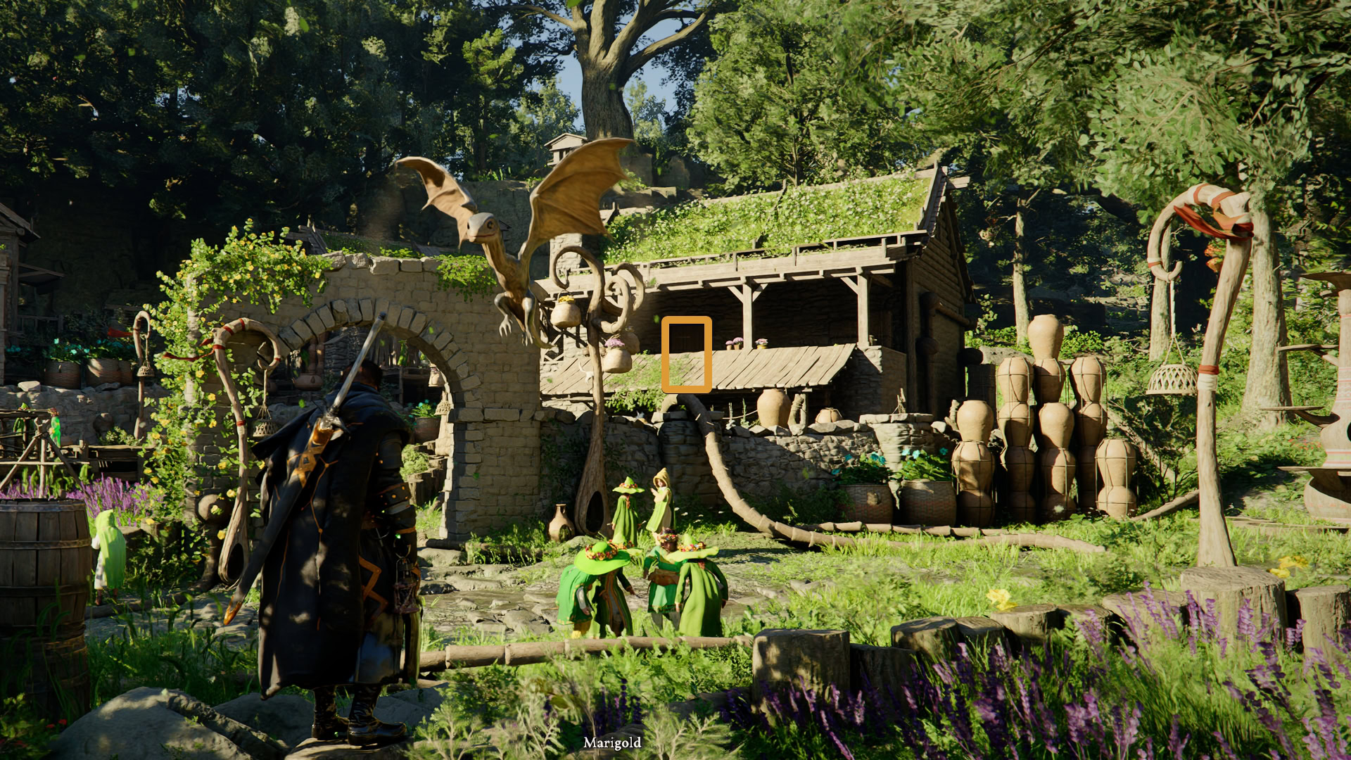 Dark Yellow Dye Location