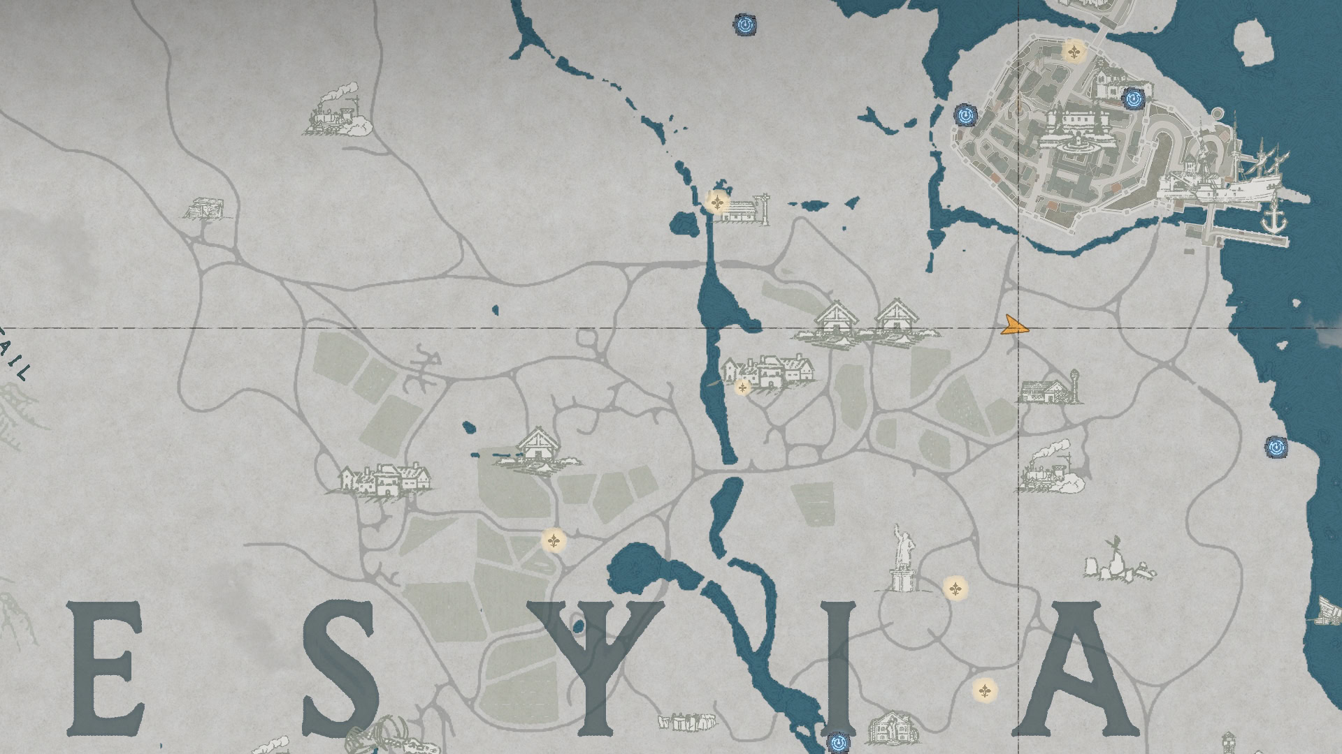 Delesyia Saddlery Map