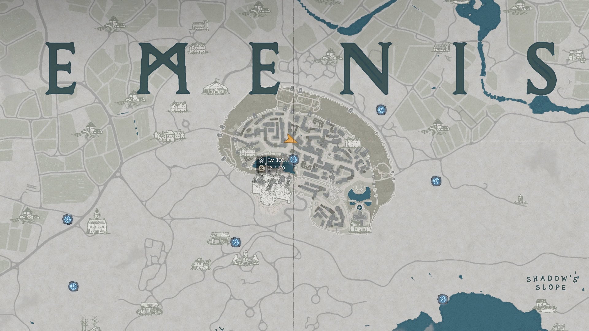 Demeniss Equipment Shop Map