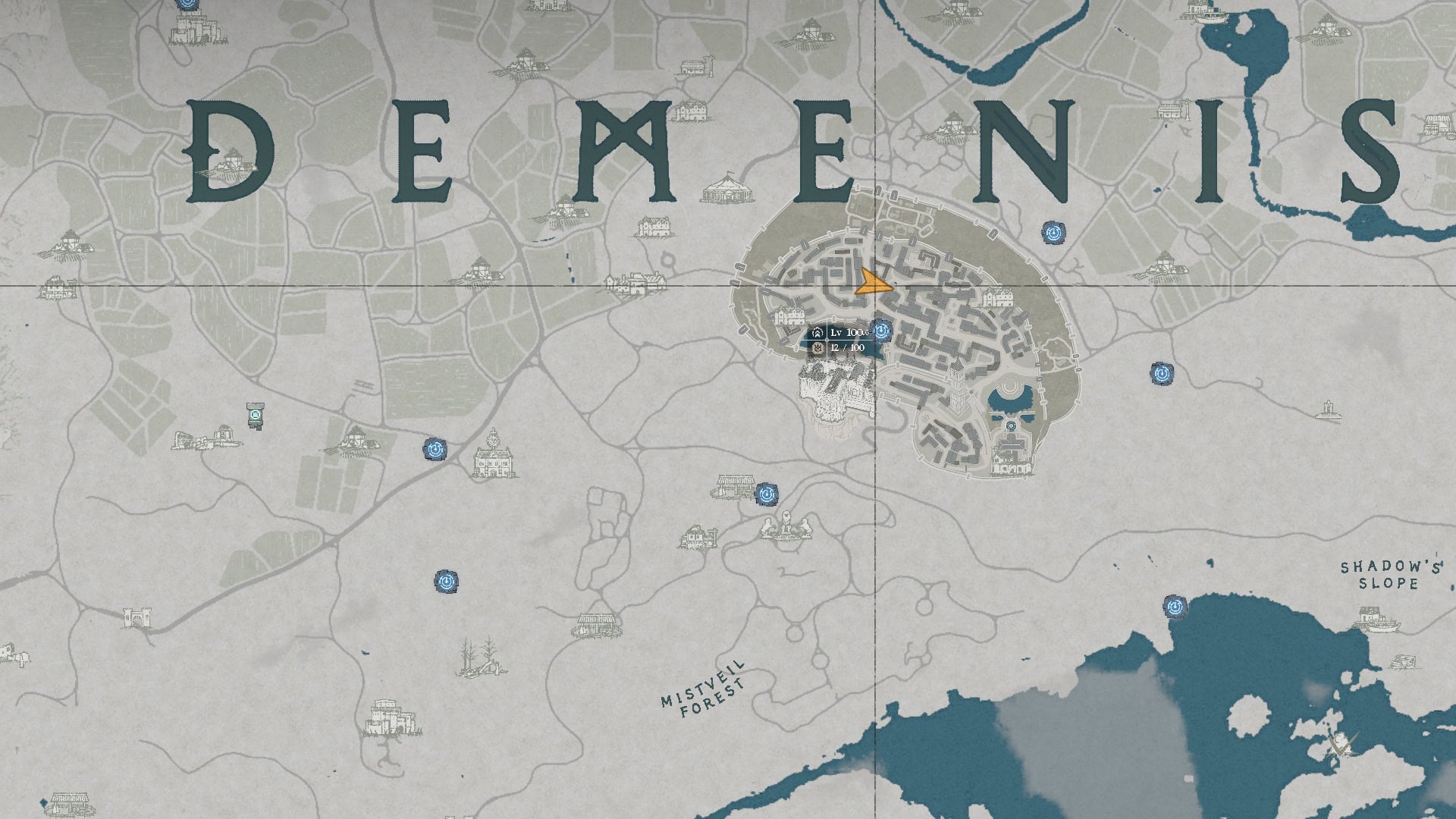 Demeniss Tannery Map
