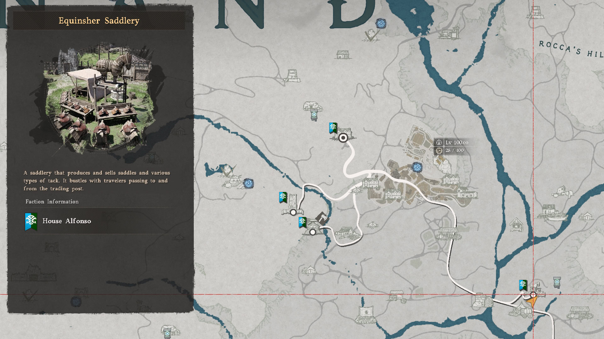 Equinsher Saddlery Map