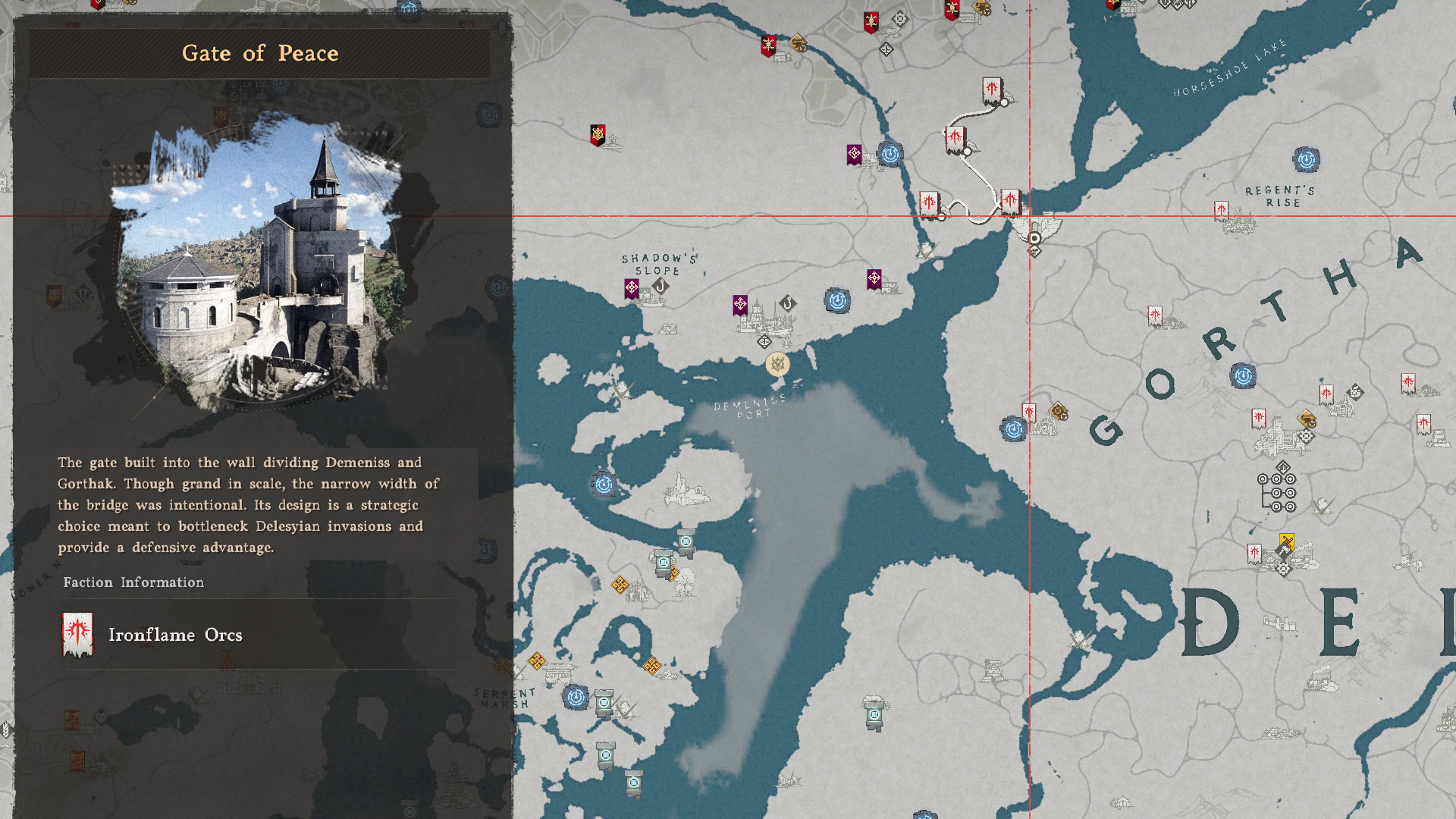 Gate of Peace Map