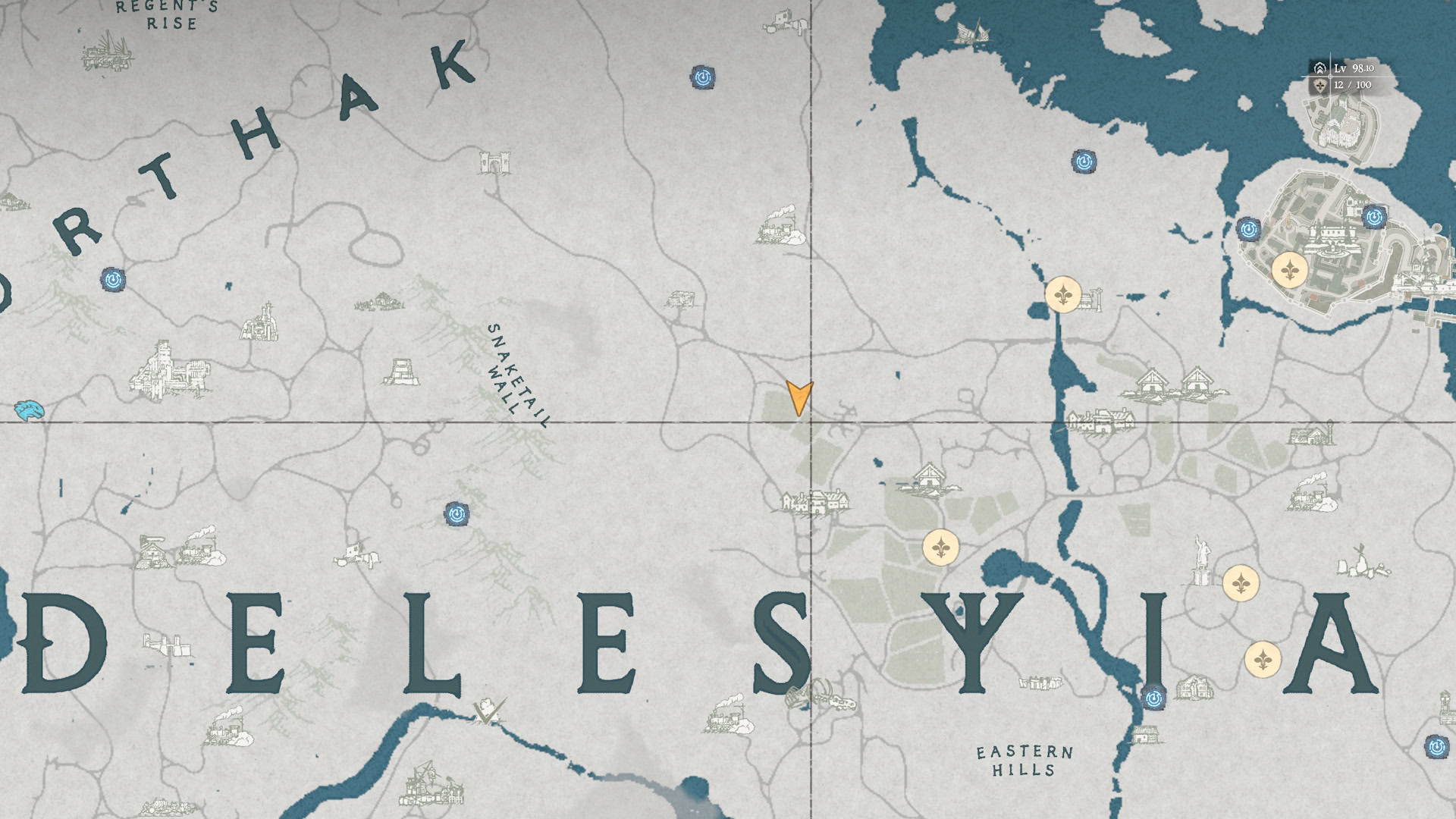 Golden Apple Farming Location 1 Map