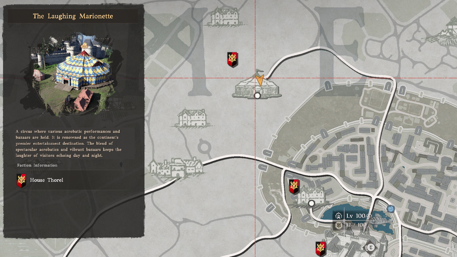 House Thorel Tailor's Shop Map