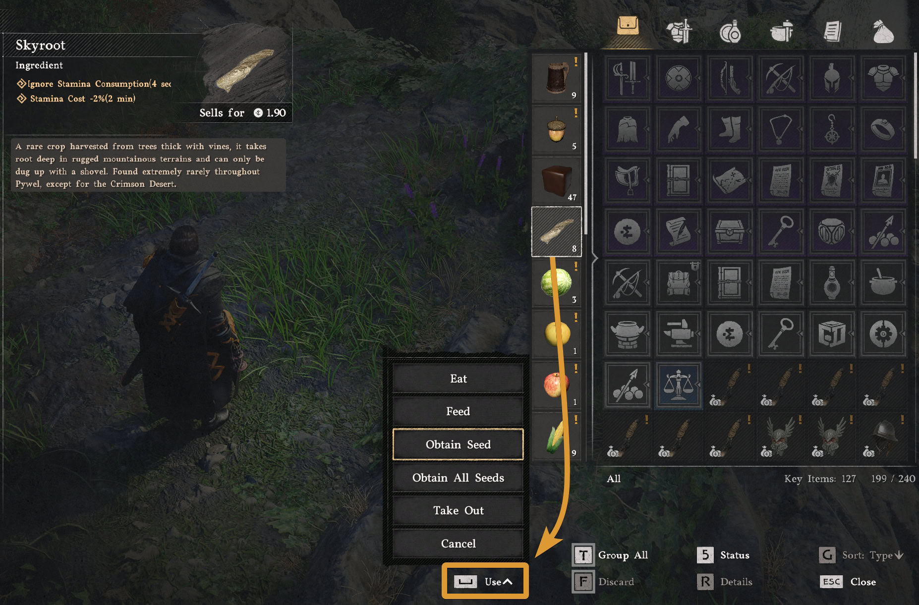 How to obtain Skyroot Seed