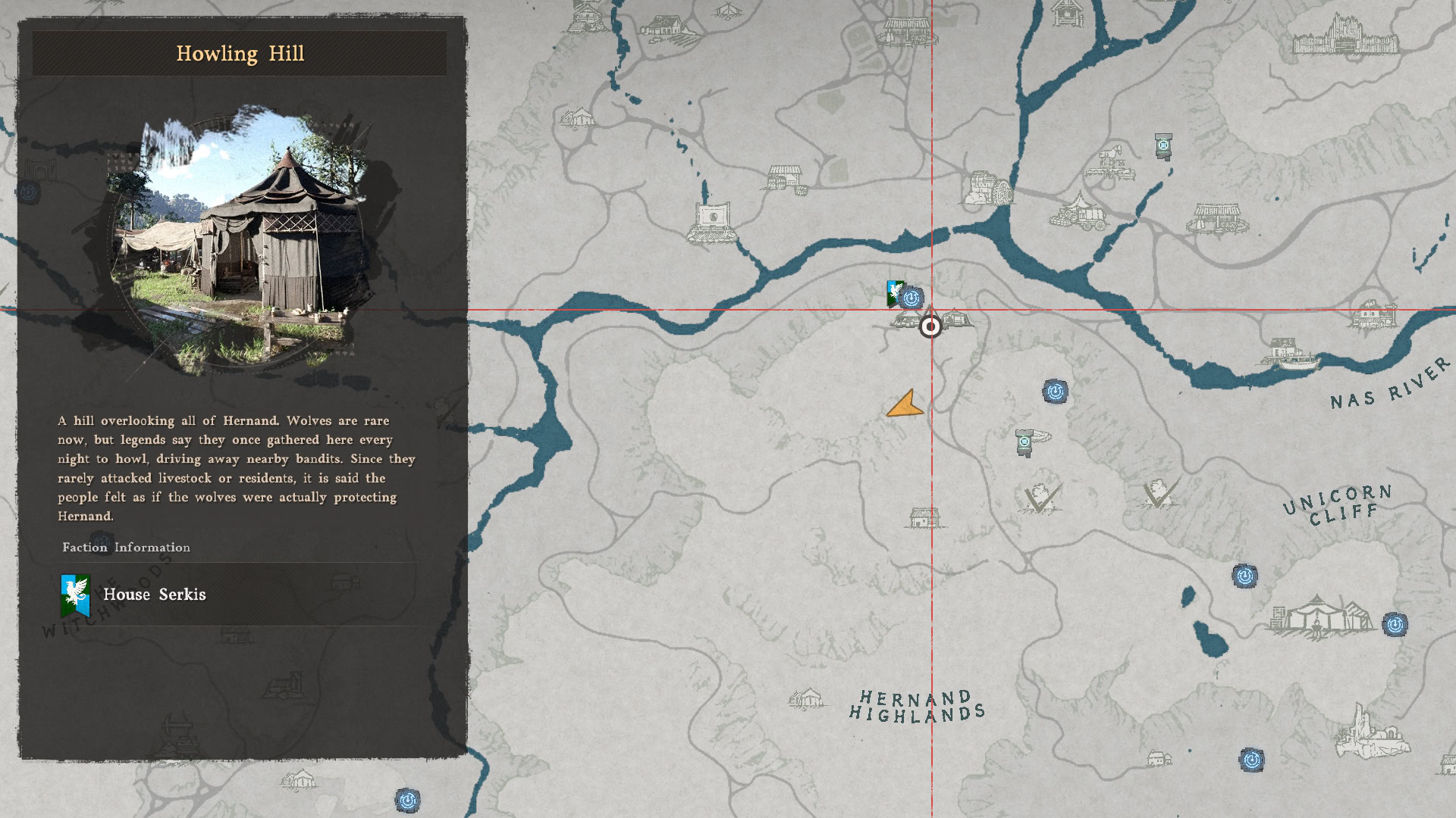 Howling Hill Forest Map