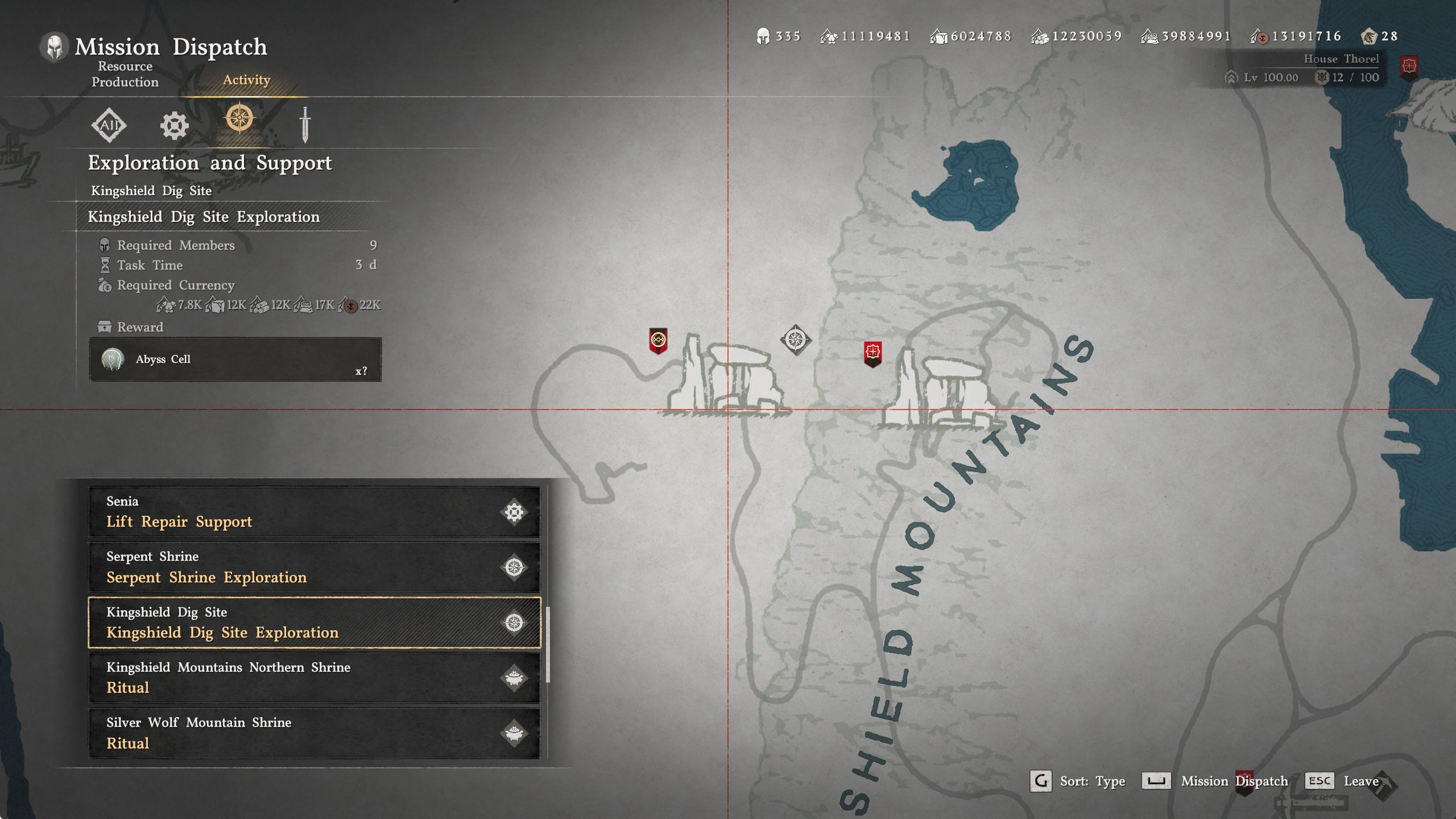 Kingshield Dig Site Mission