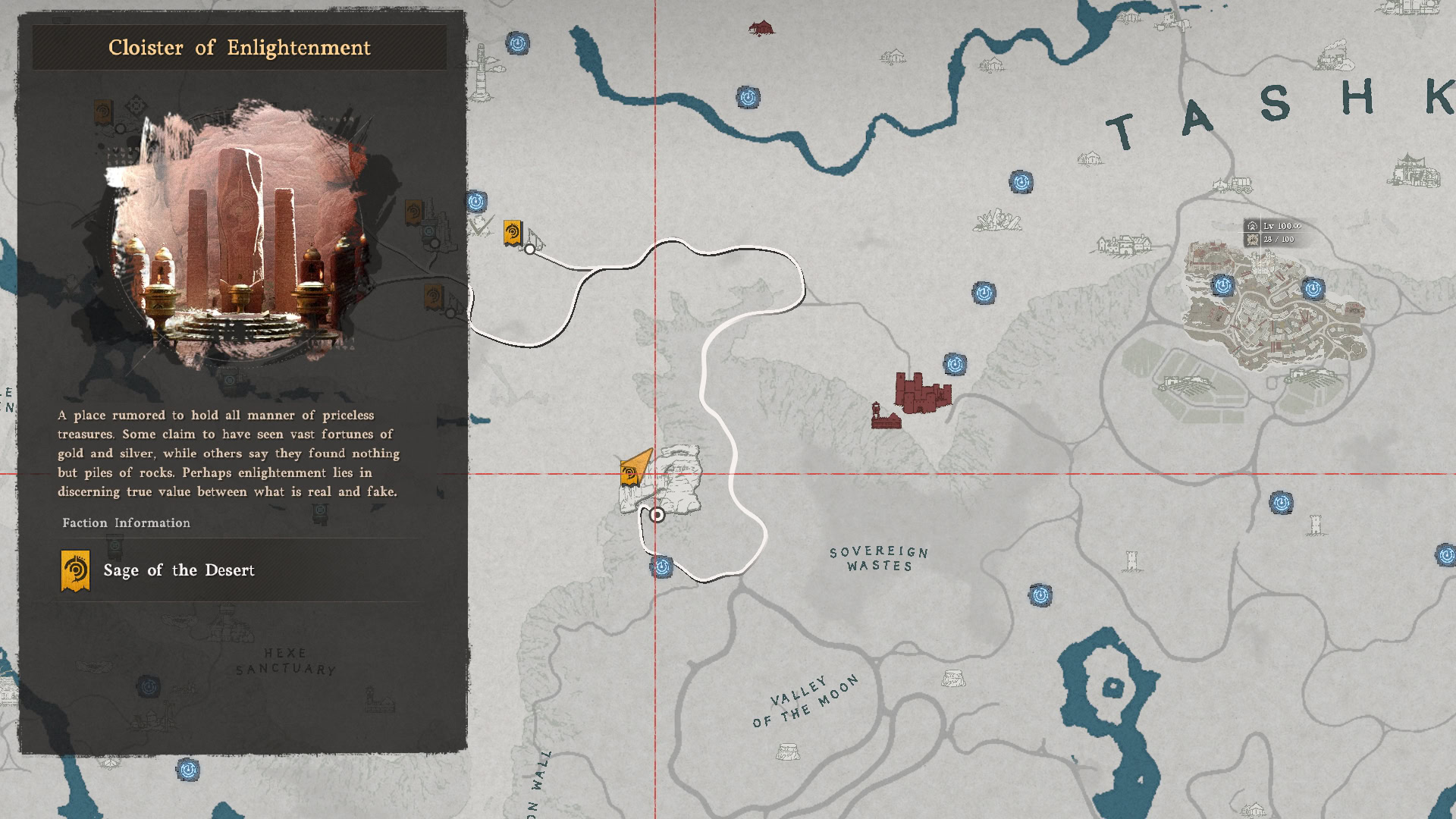 Orange Dye Location