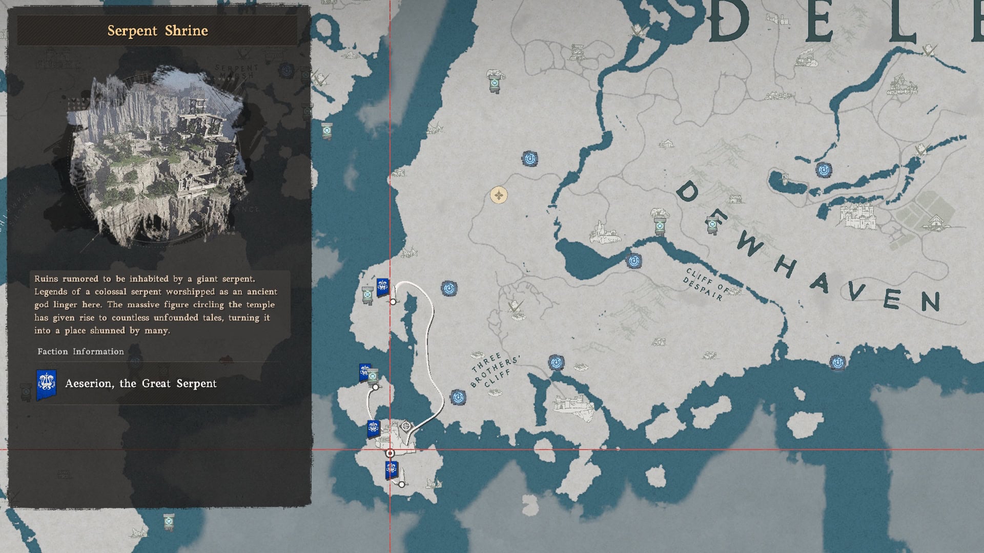 Serpent Shrine Map