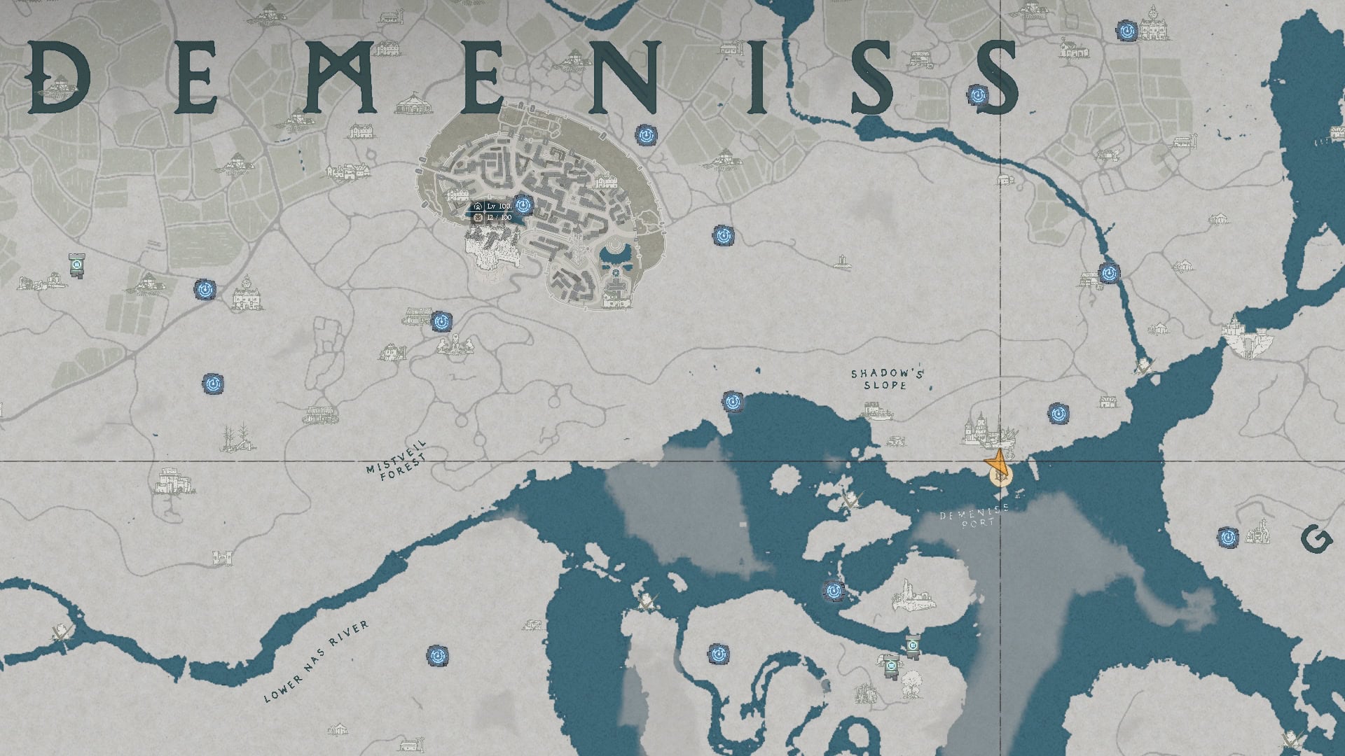 Silvermoon Tradehouse Fishing Shop Map