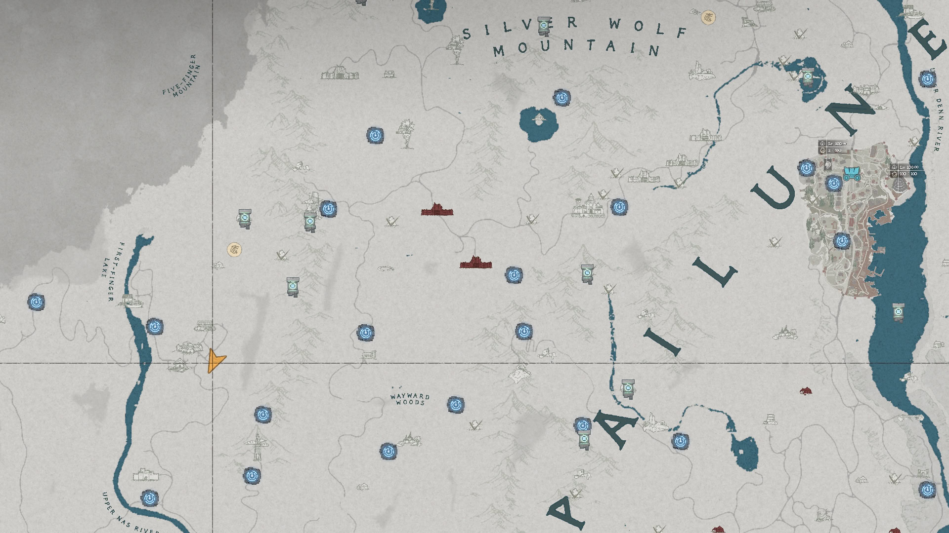 Skoghorn Provisioner's Shop Map