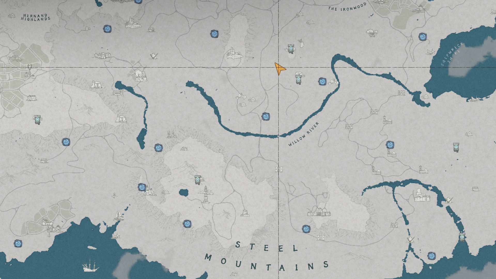 Stone Worms Map