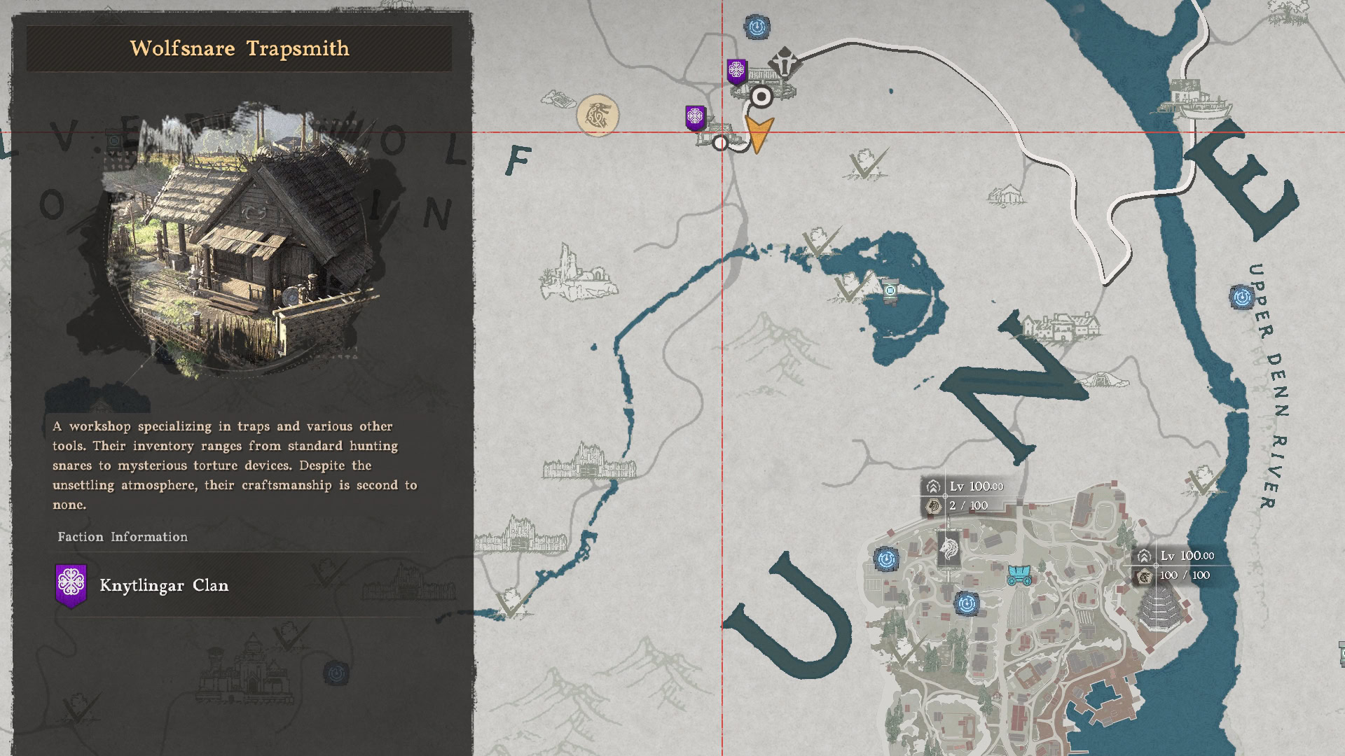 Svinholt Rancher's Shop Map