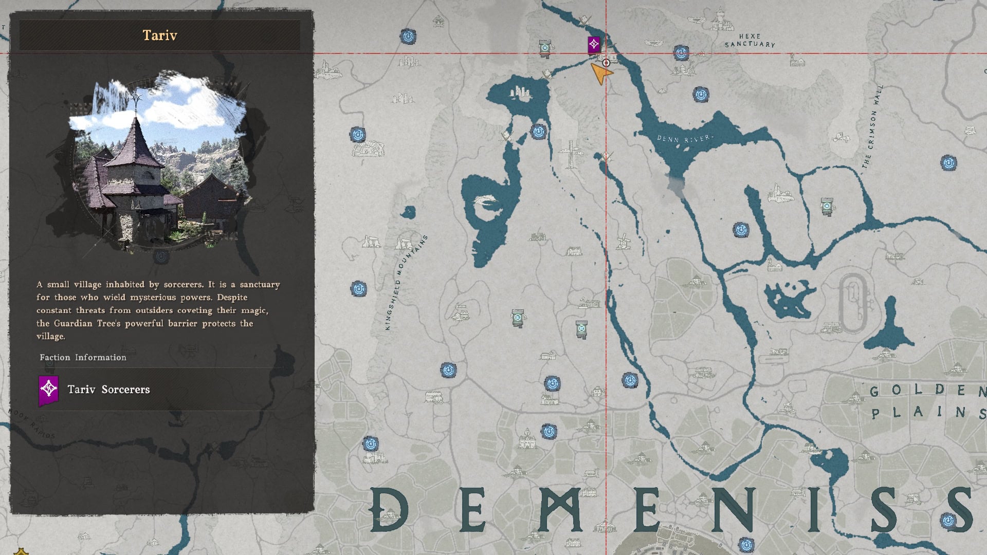 Tariv Tailor's Shop Map