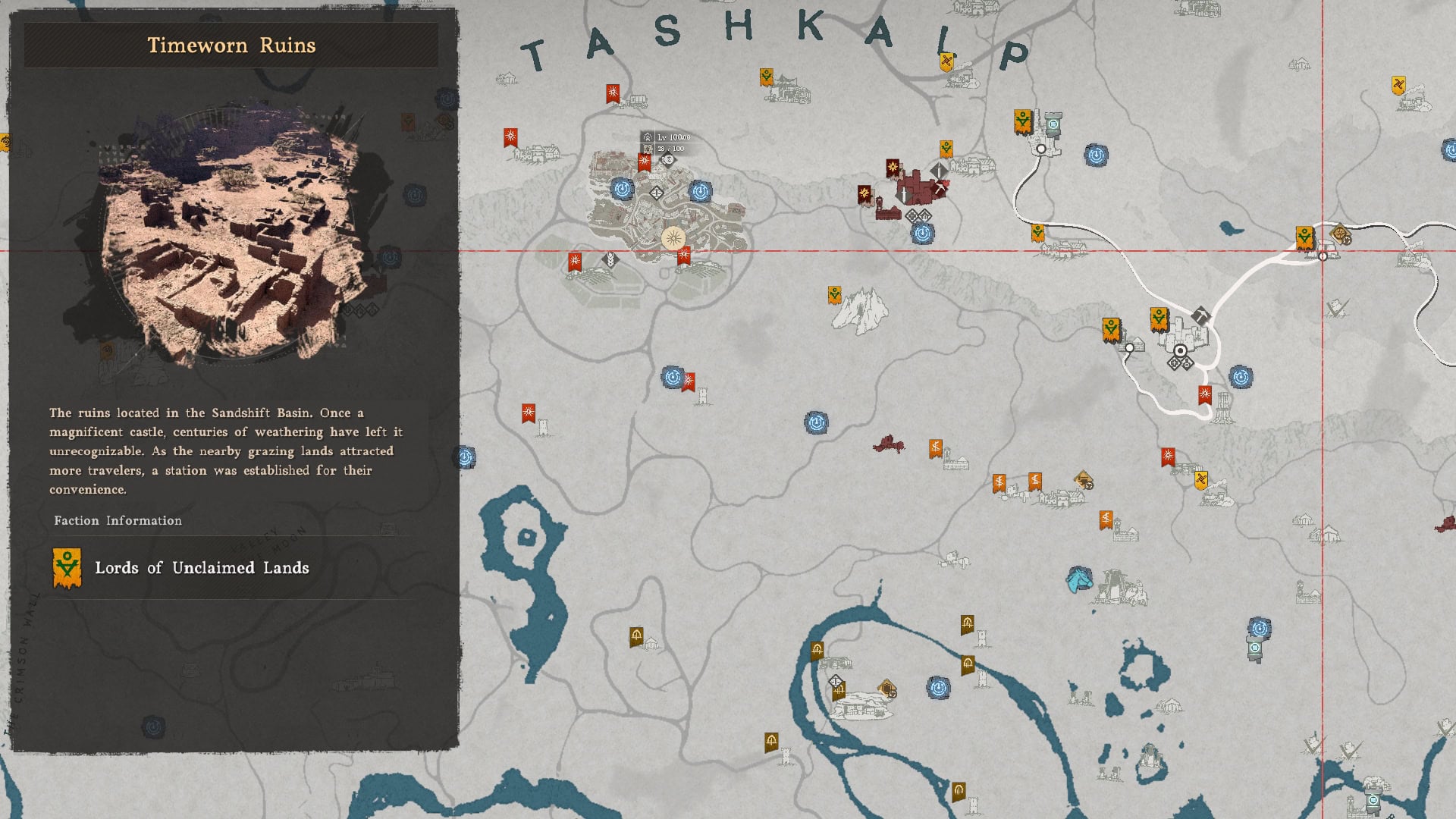 Timeworn Ruins Map