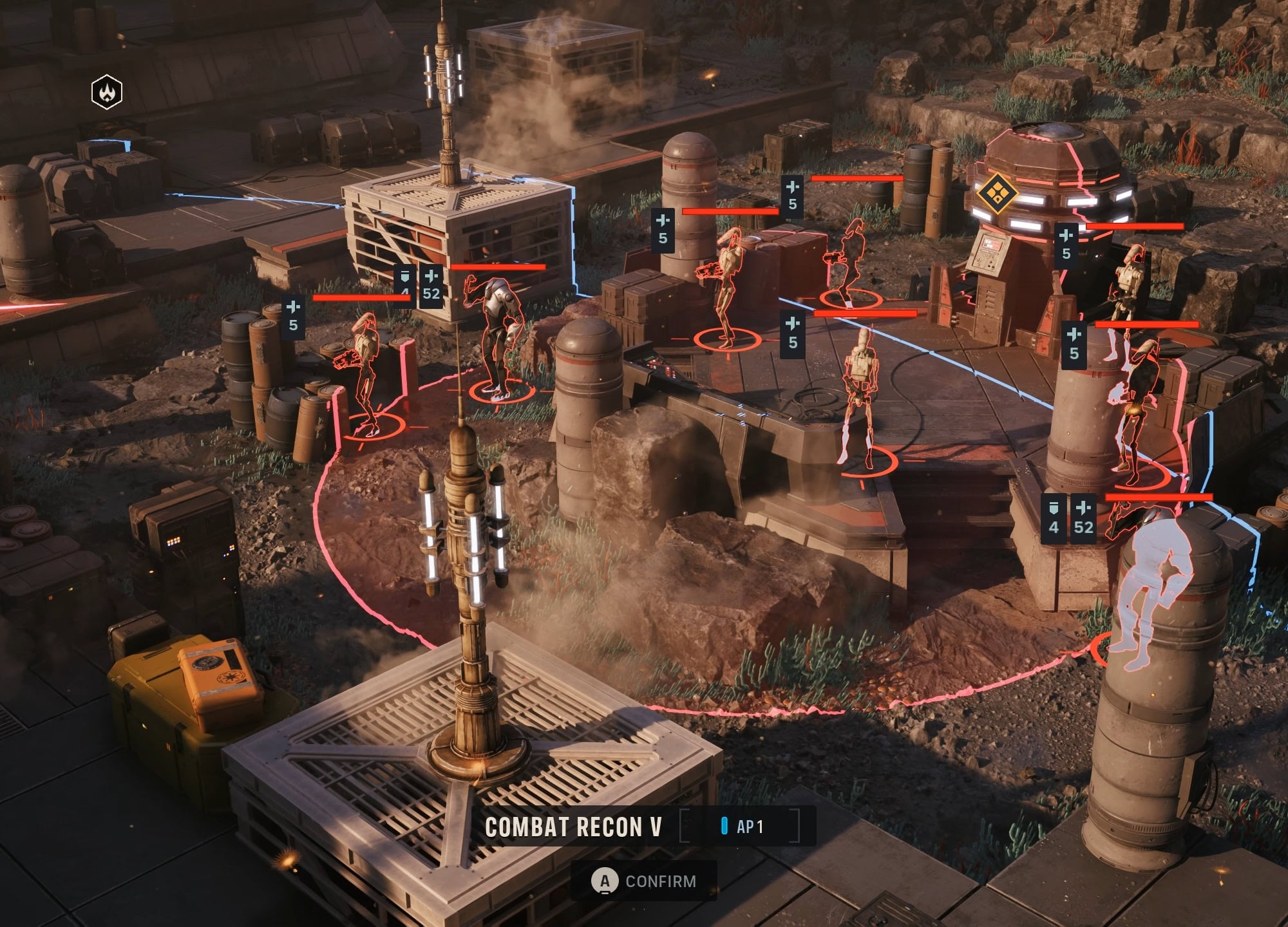 Use the Scout's Combat Recon AoE
