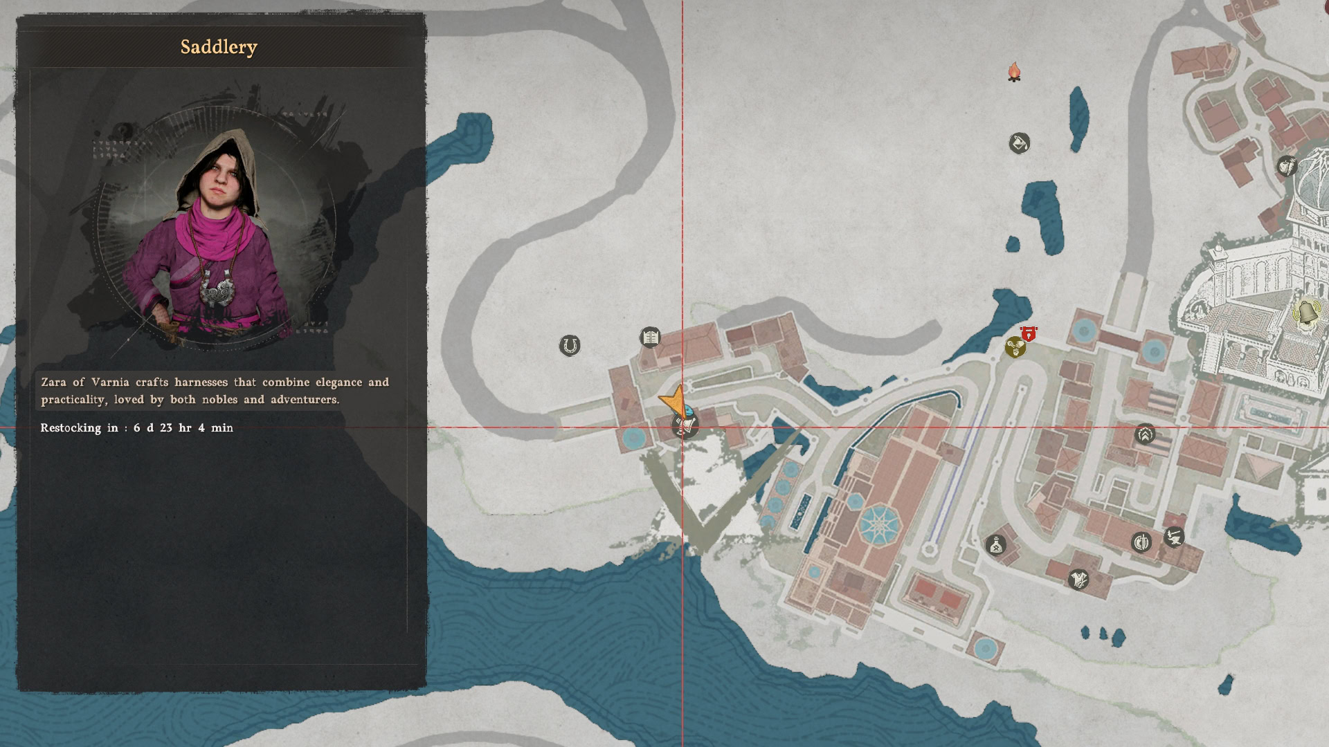 Varnia Saddlery Map