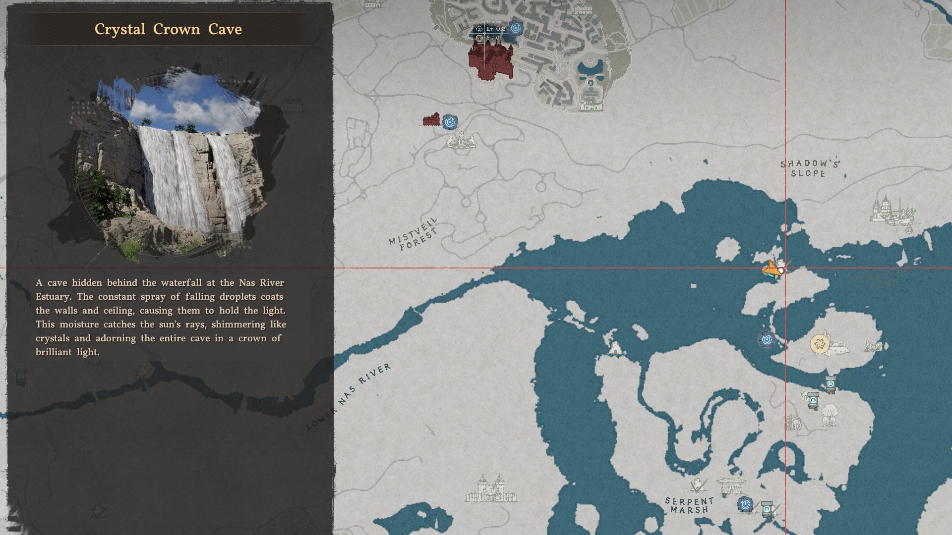 Wanderer of Faith Leather Cloak Map