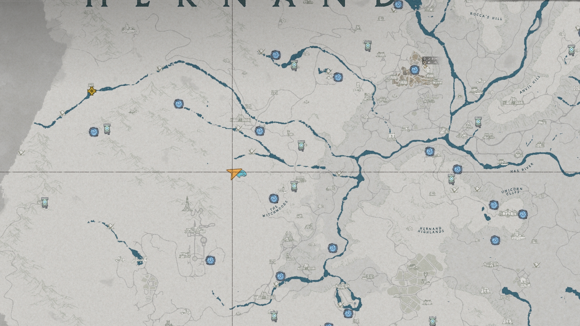 Wandershrubs Map