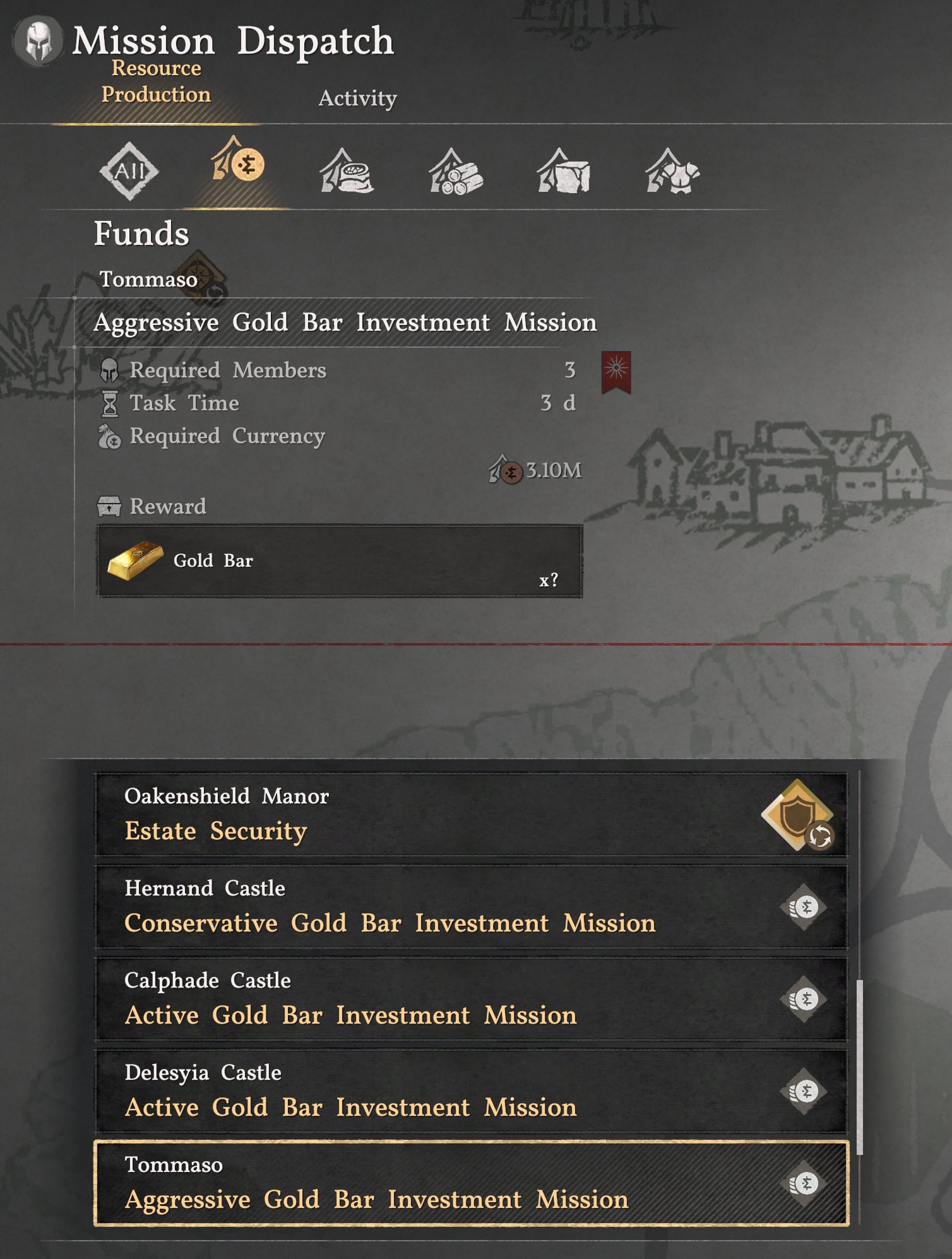Camp Investment Mission - Aggressive
