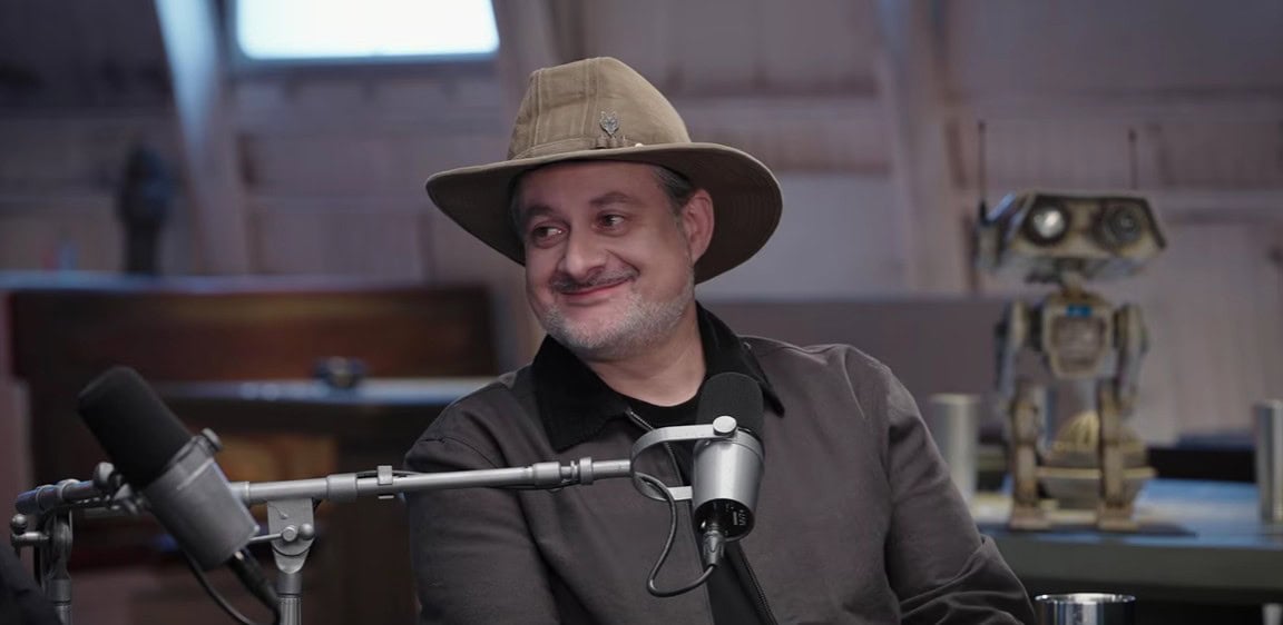 Dave Filoni talking to Jon Favreau on The Mandalorian and Grogu Podcast Episode 1