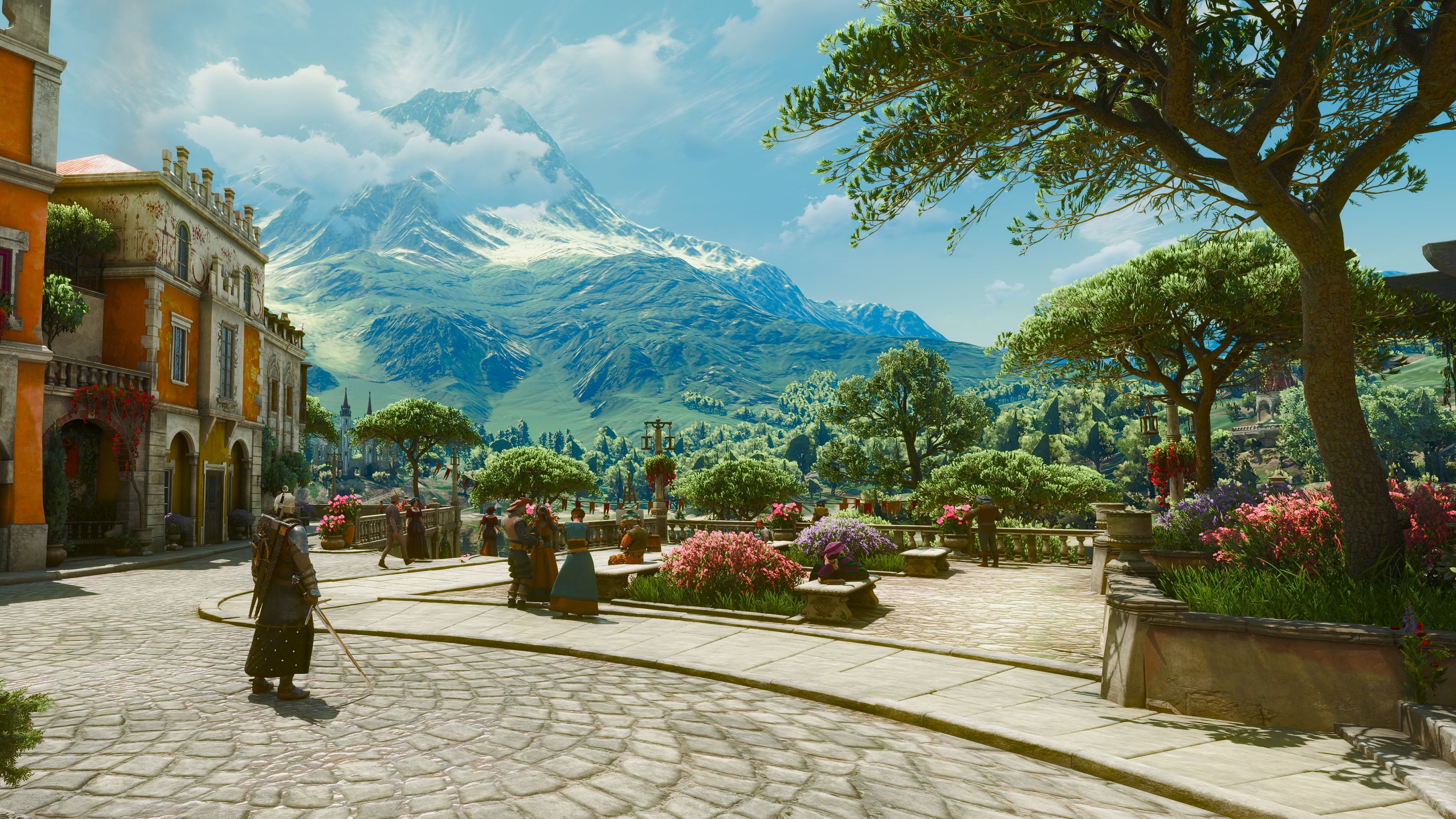 The Witcher 3 Remaster - Beauclair scene