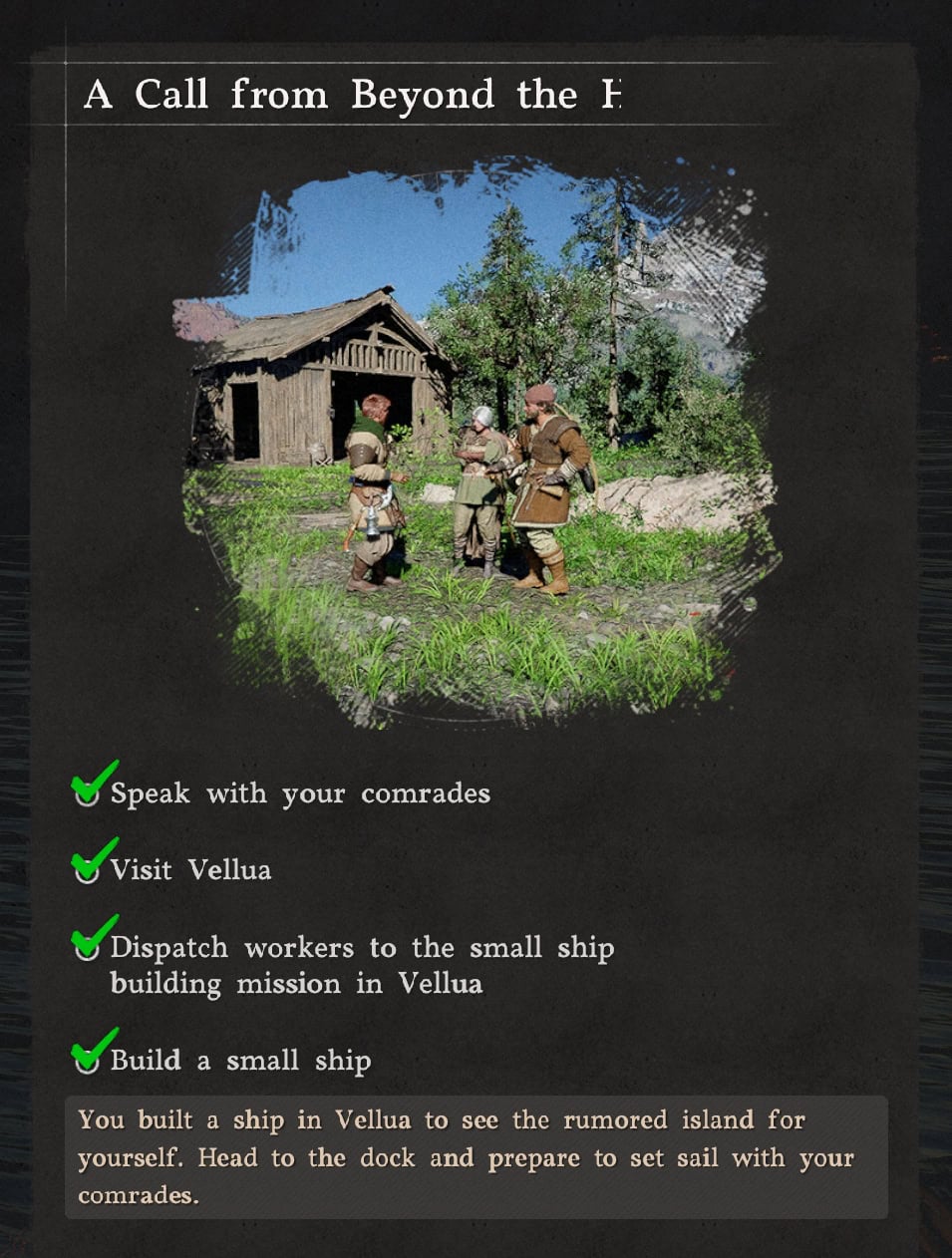 A Call from Beyond the Horizon Objectives