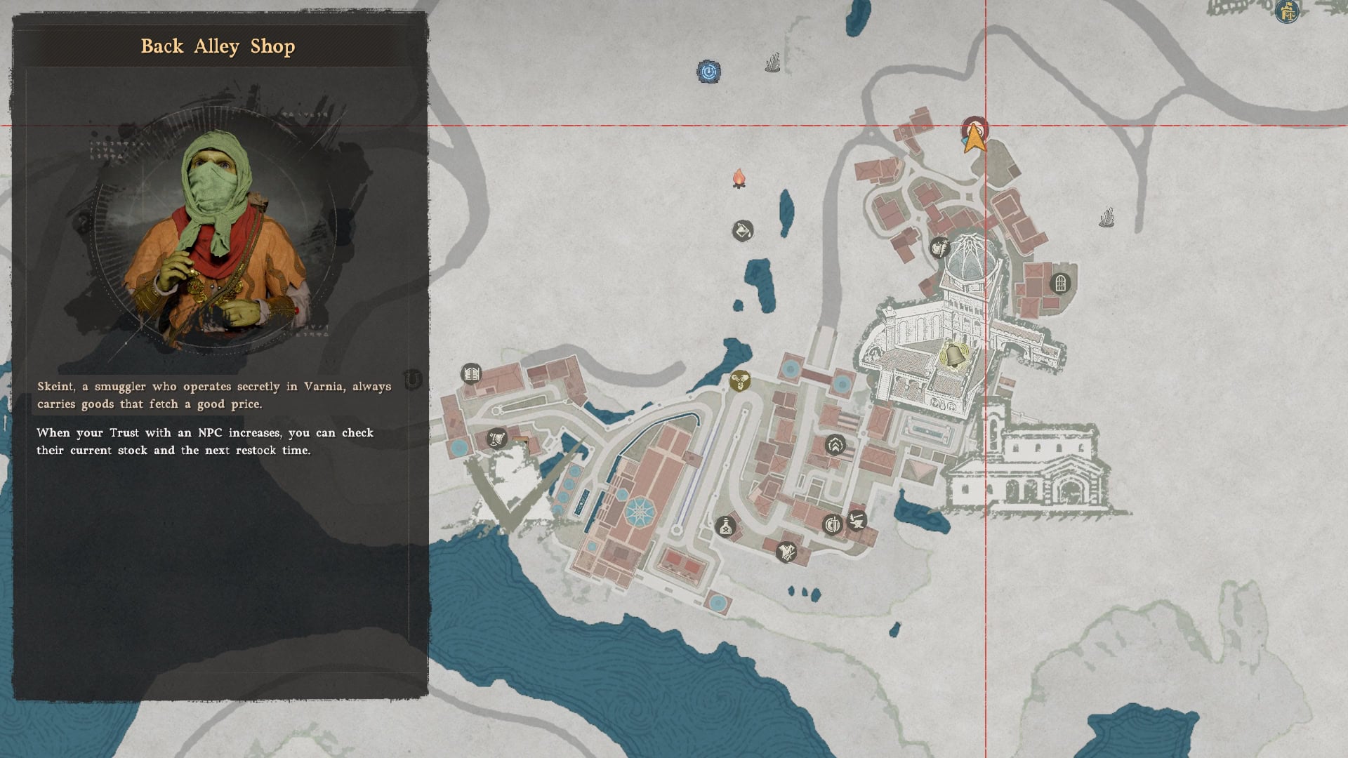 Back Alley Shop (Skeint) Map