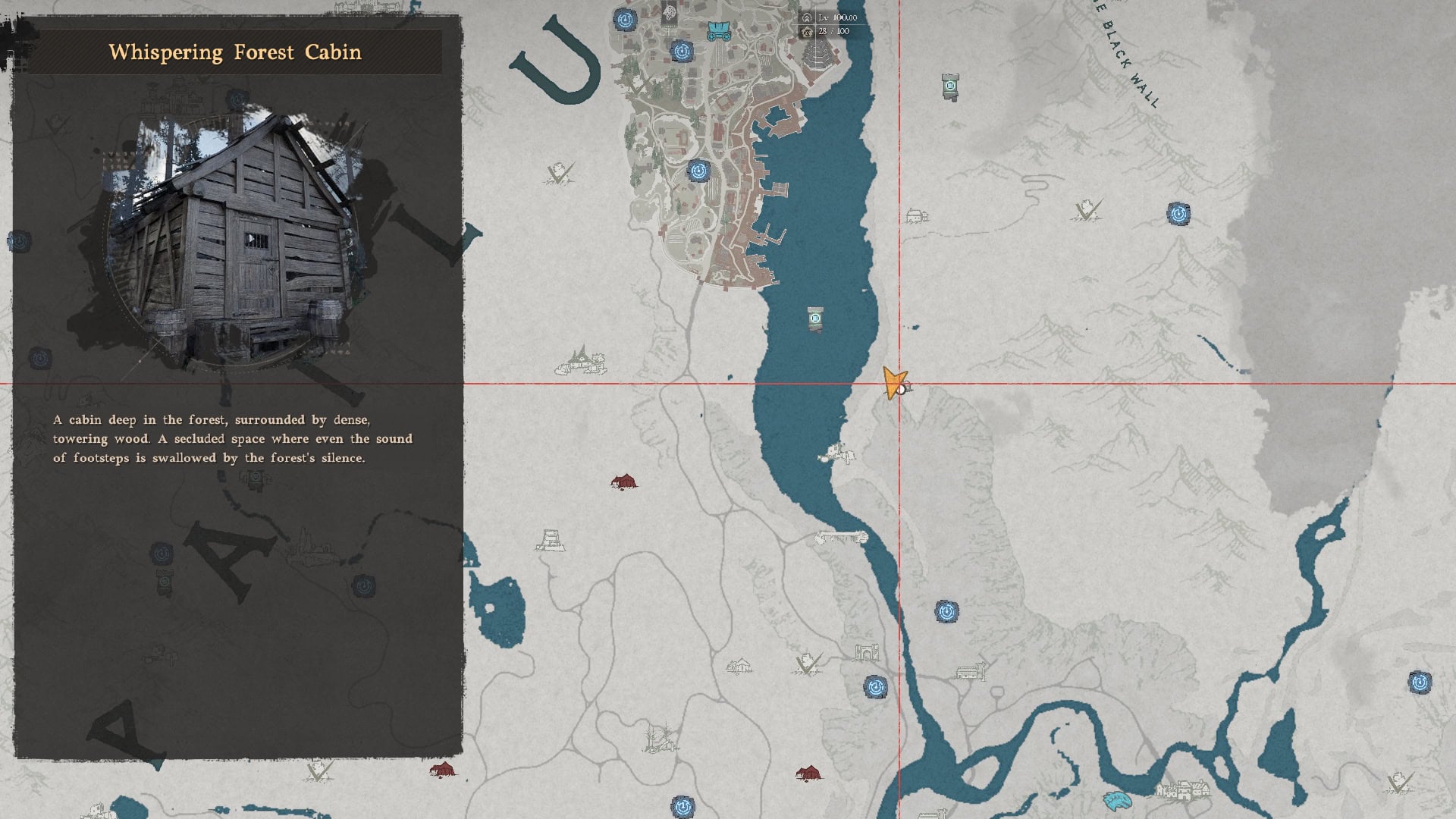 Bright Sky Blue Dye Location 2 Map
