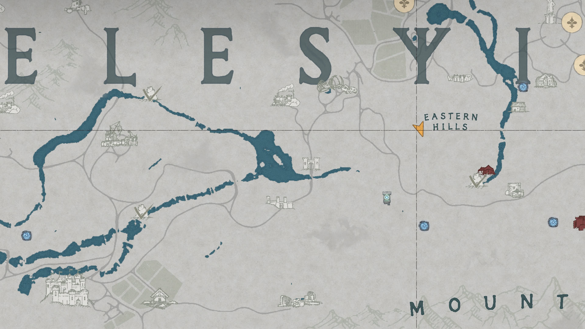 Dark Green Dye Location Map