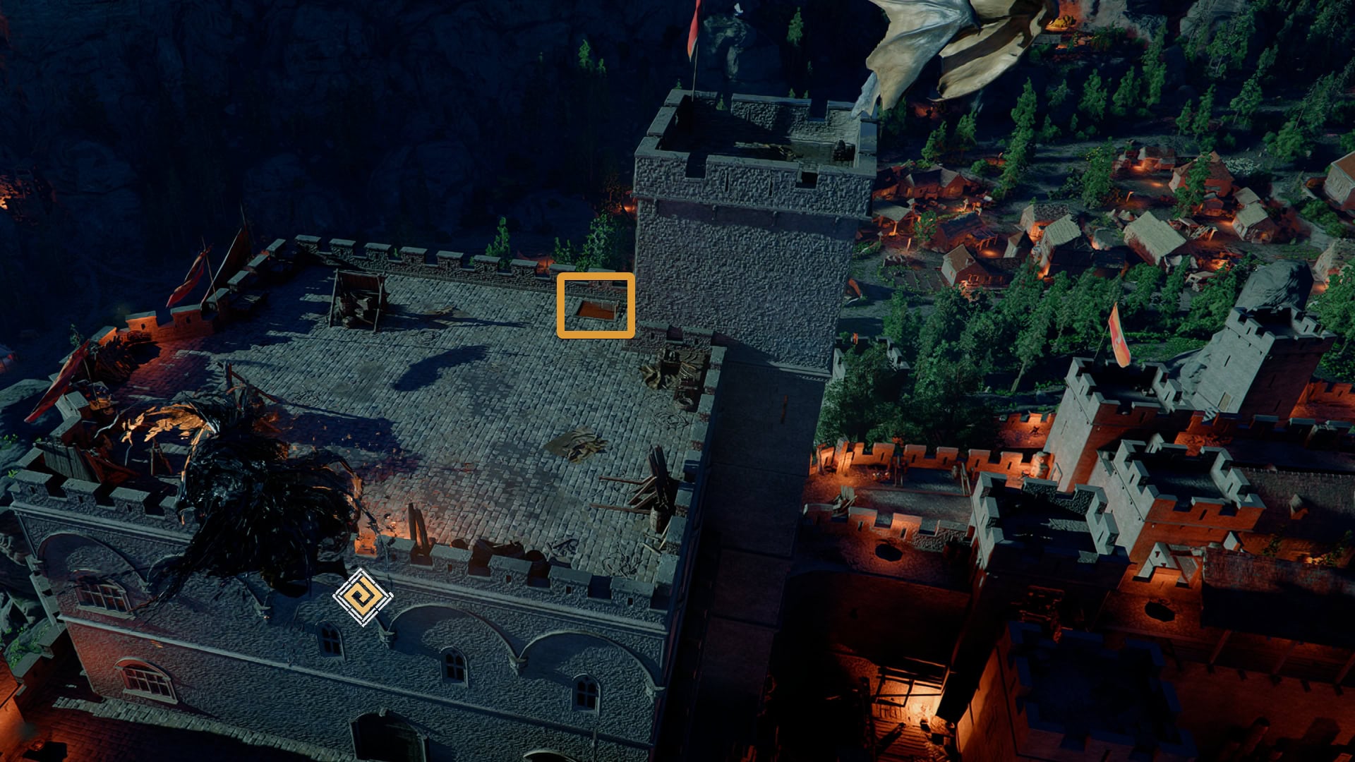Deep Green Dye Location