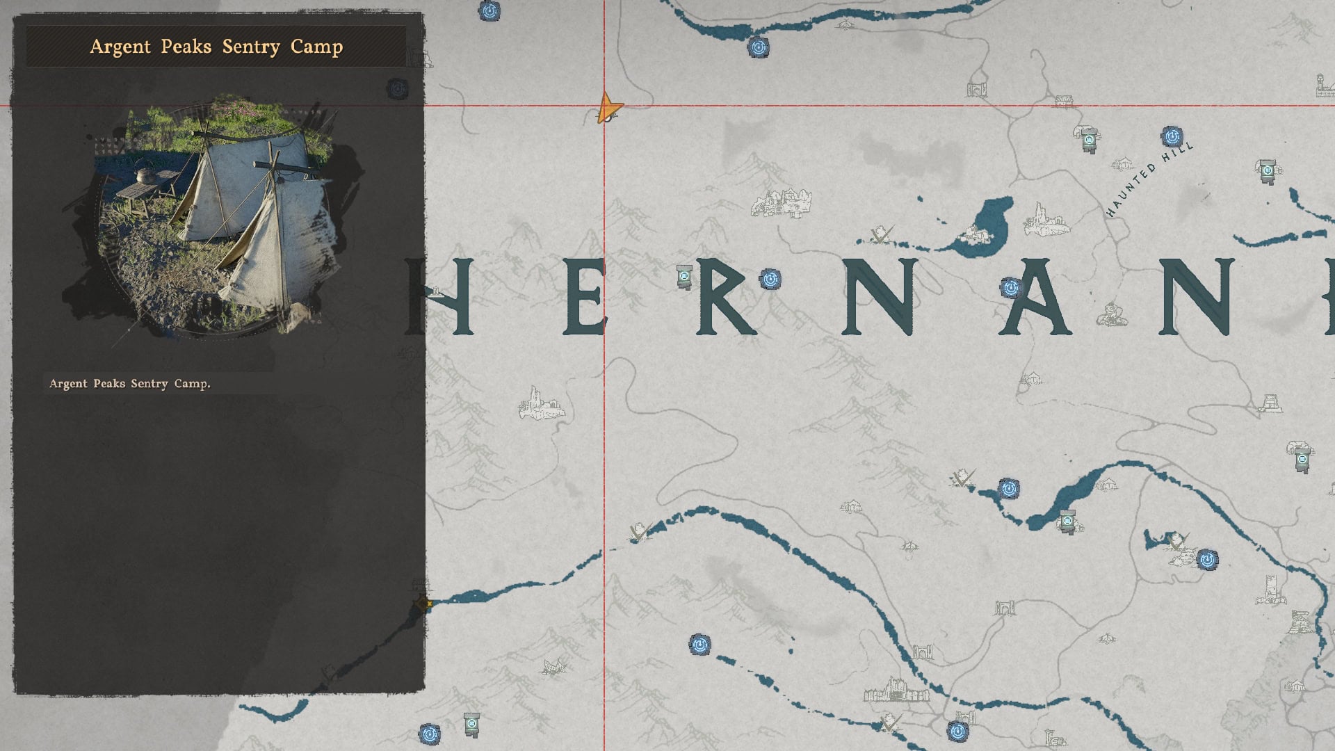 Green Dye Location Map