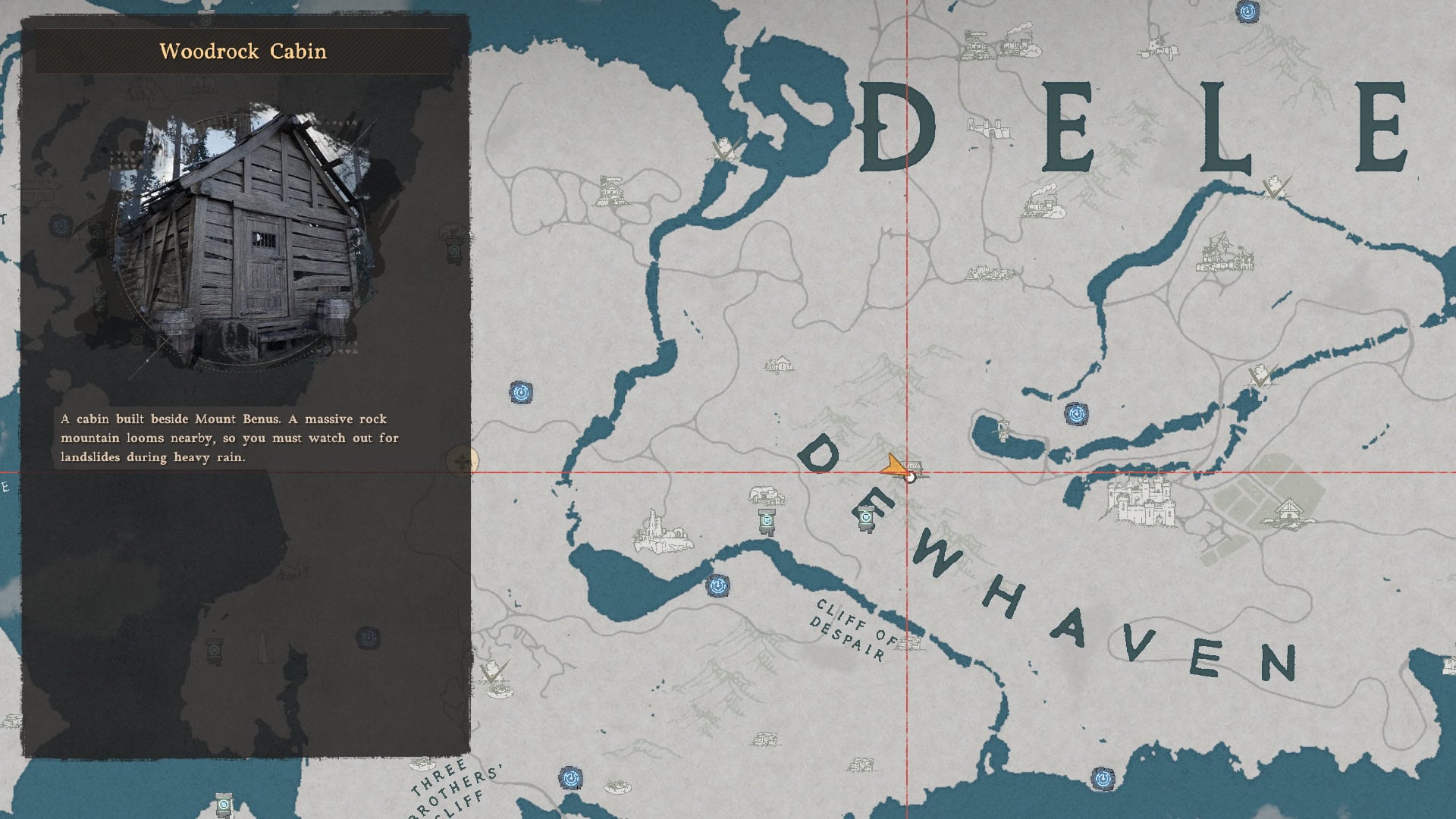 Rich Sky Blue Dye Location Map