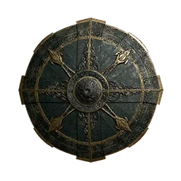 Demenissian Silver-Decorated Shield