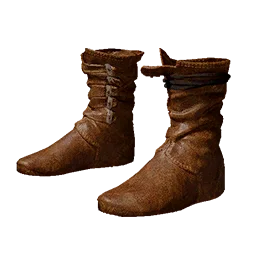 Low-Heeled Leather Boots